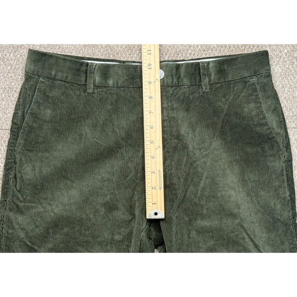 Spoke Men's Sharps Green Corduroy Slash Pockets Pants Size 32 - Picture 8 of 10